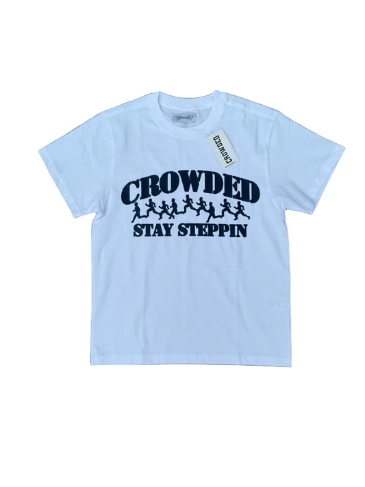 STAY STEPPIN TEE "NAVY"